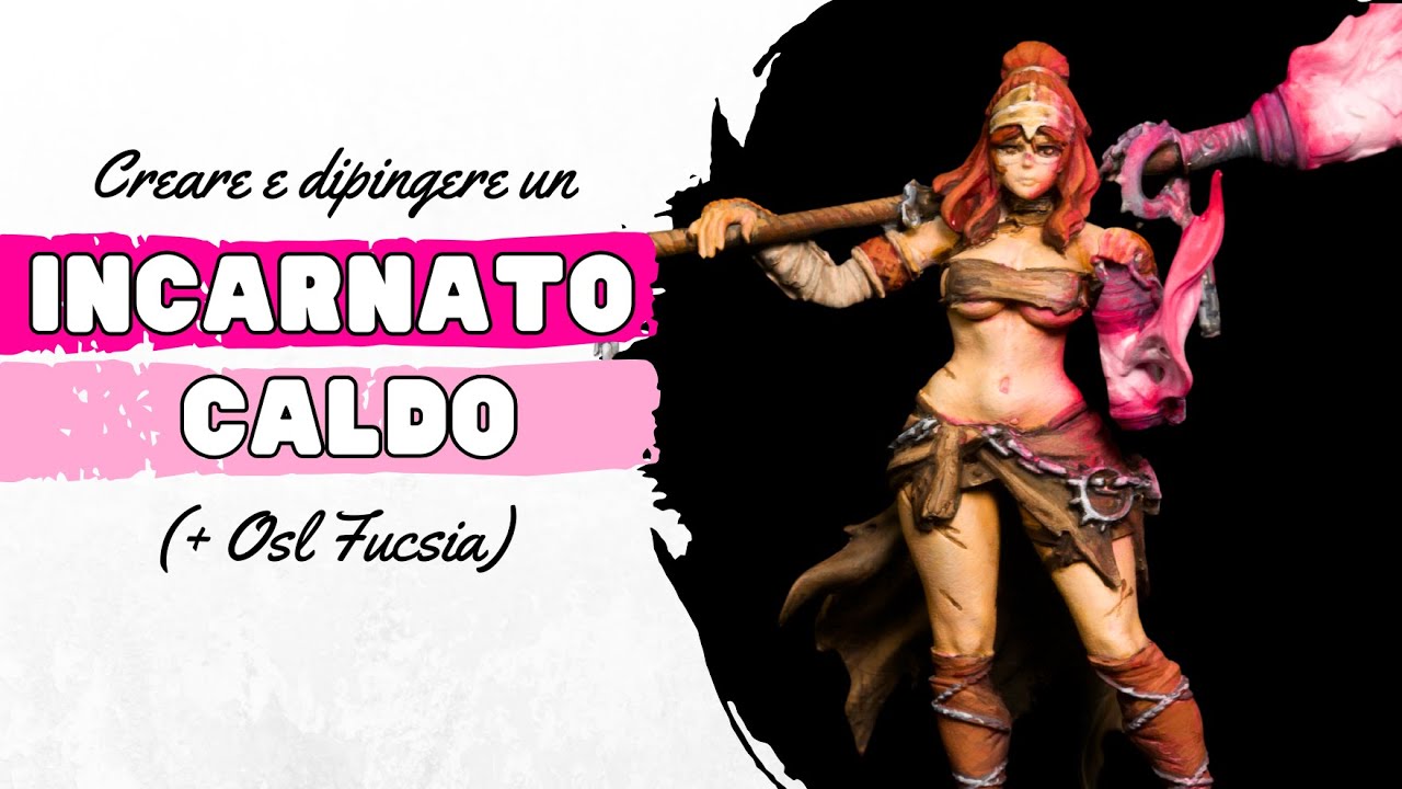 Come CREARE e dipingere un INCARNATO PALLIDO (CALDO) + OSL Fucsia