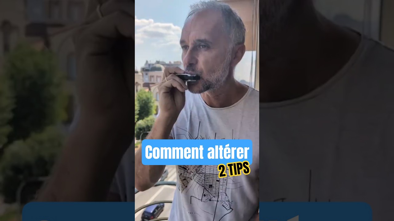 comment alt&eacute;rer les notes &agrave; l'harmonica 🎶 2 astuces . anticipation + m&eacute;thode T O K 🤩 #bluesharp