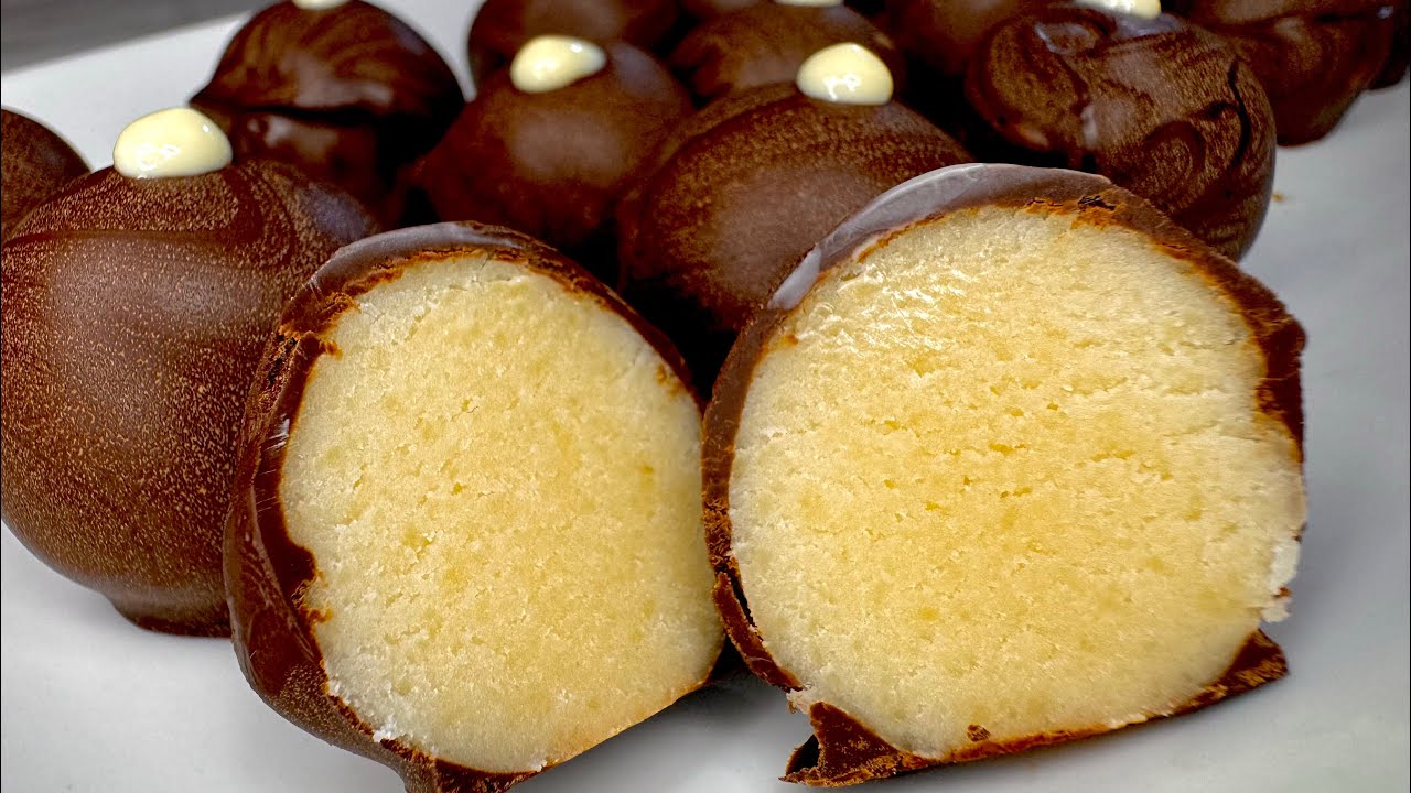 Chocolate Marzipan Balls You’ll Love 🤤 | Soft & Sweet
