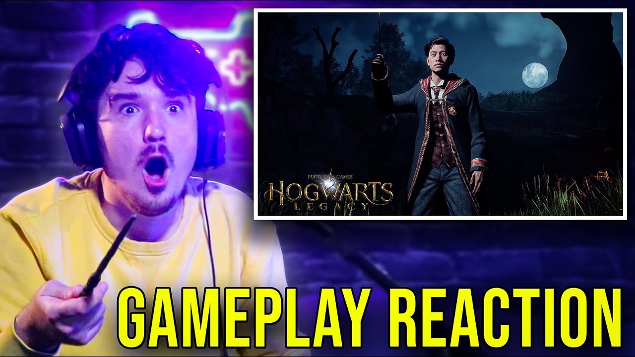 РЕАКЦИЯ на игровой трейлер Hogwarts Legacy
