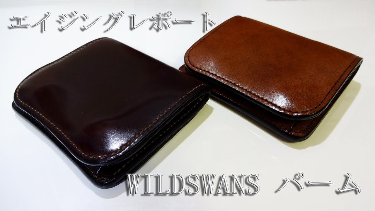 エイジングレポート　WILDSWANSパーム　シェルコードバン＆フルグレインブライドル