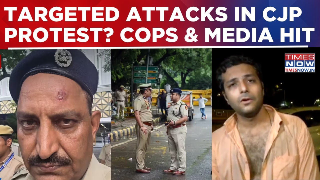 Jantar Mantar Turns Violent: Mob Chase, Attacks Delhi Police During Late-Night Clashes |Top Update