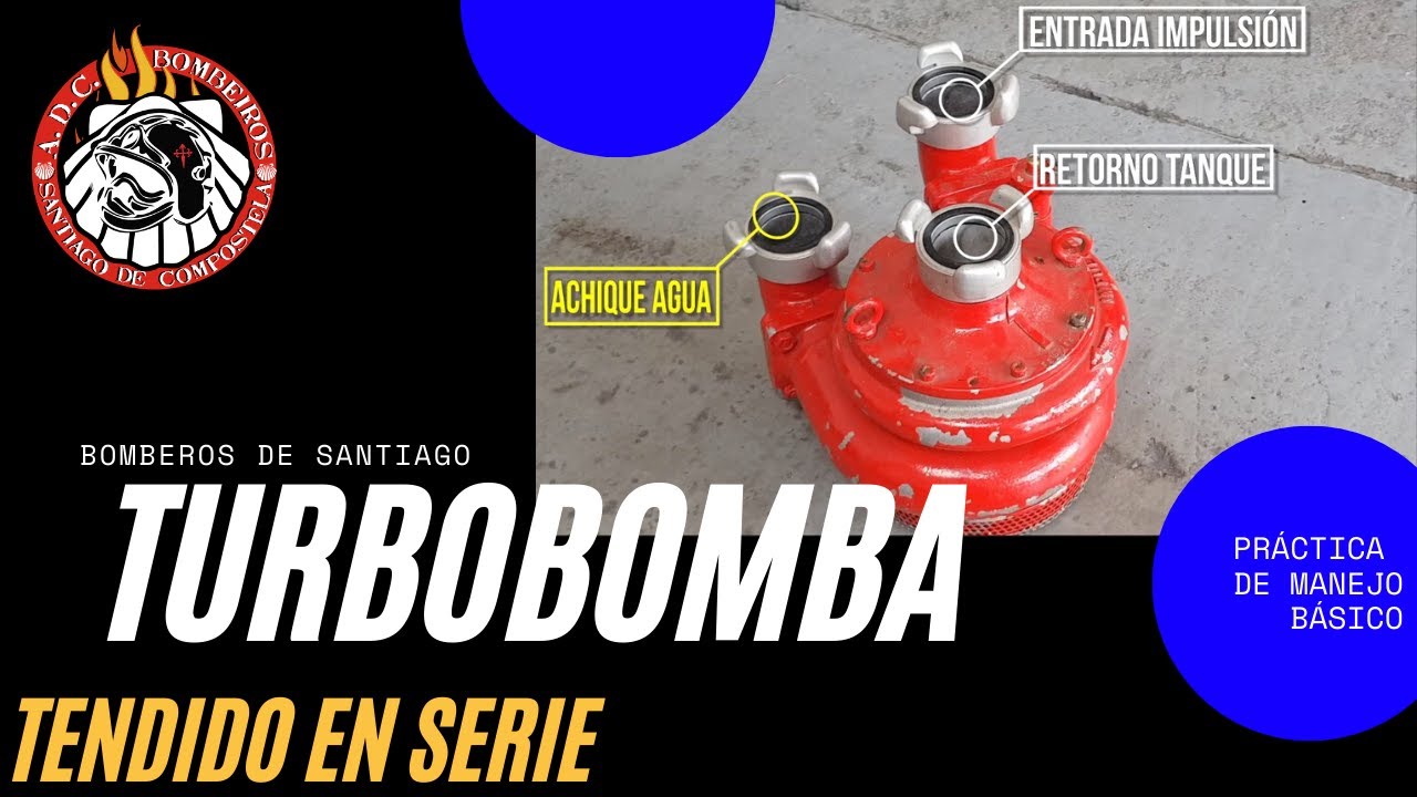 Turbobombas. Tendido en serie