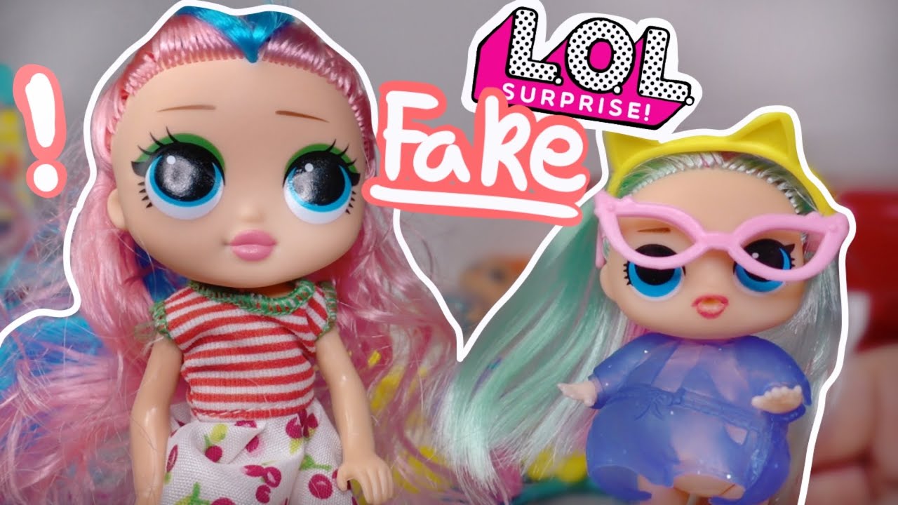CREEPY FAKE LOL SURPRISE TOYS!