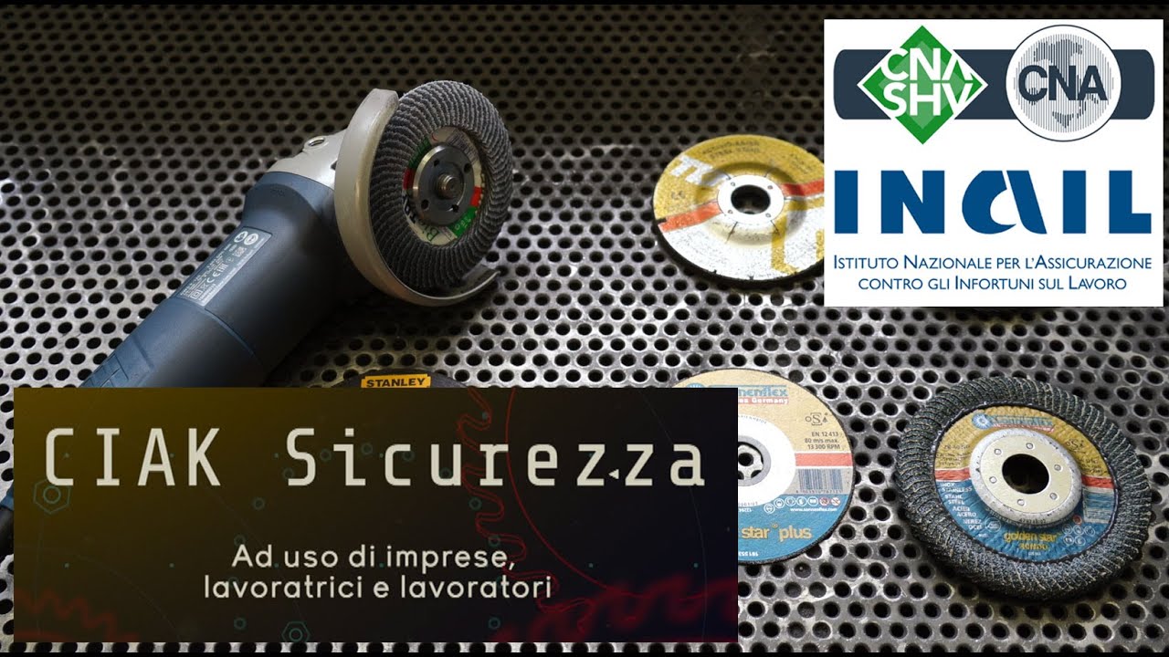 Utilizzo della smerigliatrice angolare