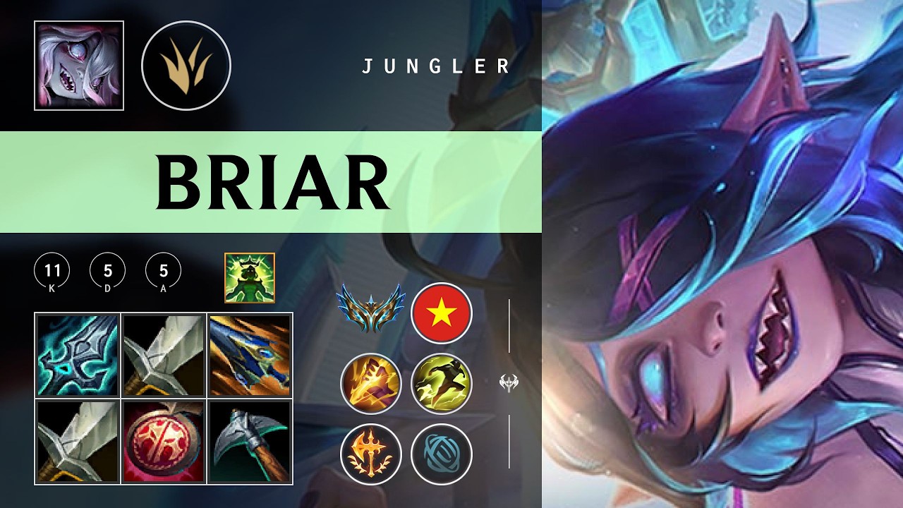 Briar Jungle vs Lee Sin - VN Challenger Patch 26.04