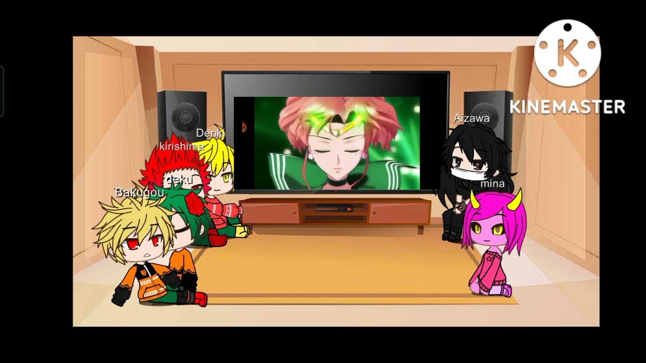 Bnha react to sailor moon crystal transformation