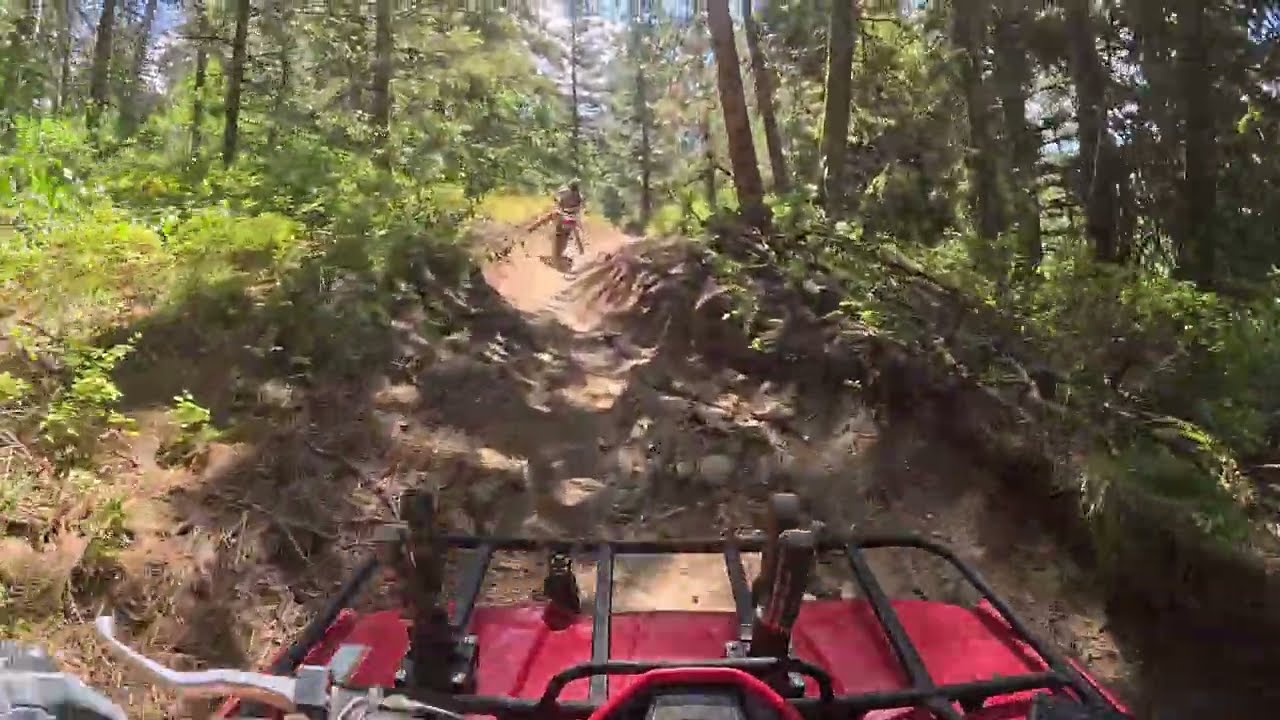 Tailing a TW200 Up a Mountain