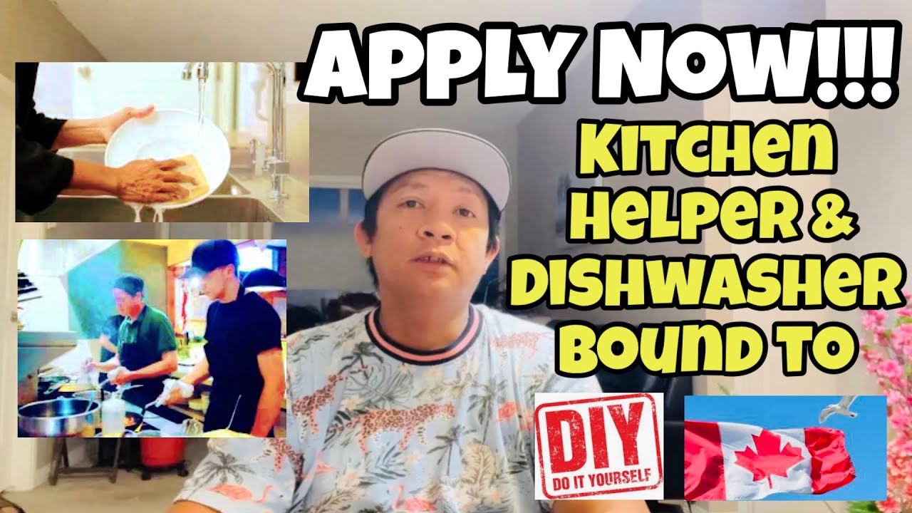 Work in Canada 🇨🇦 as a Kitchen Helper and Dishwasher | Any Nationalities can apply! PR pathway!