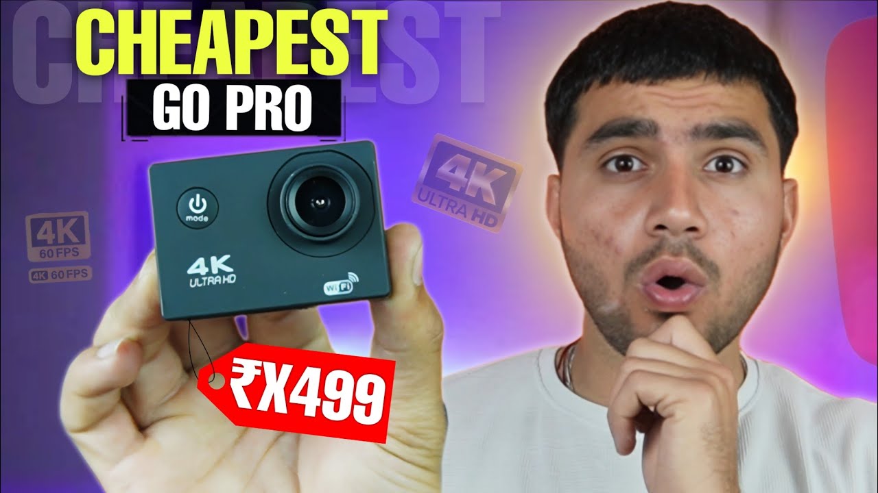 I Bought CHEAPEST GO PRO ⚡ 4K Action Camera 📸 ||