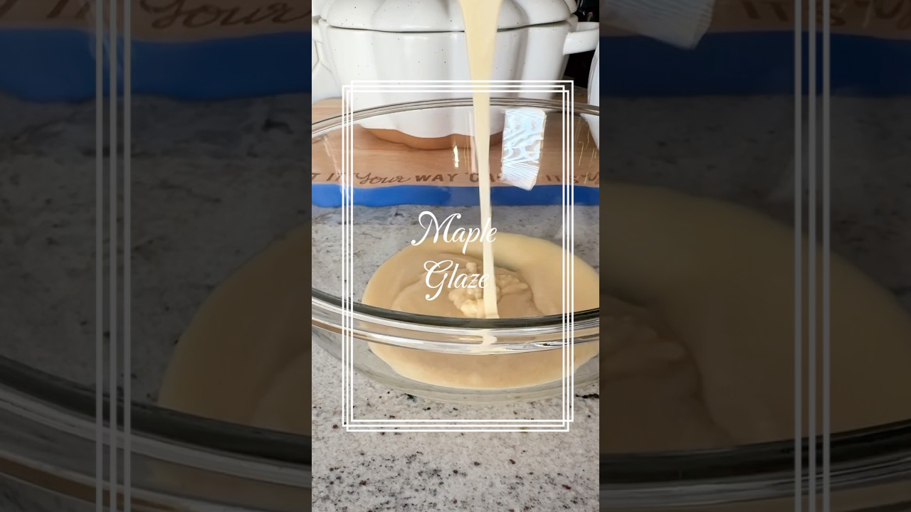 Maple Glaze Recipe #recipe #recipes #easyrecipe #easydessert #quickrecipe #dessertrecipes #dessert