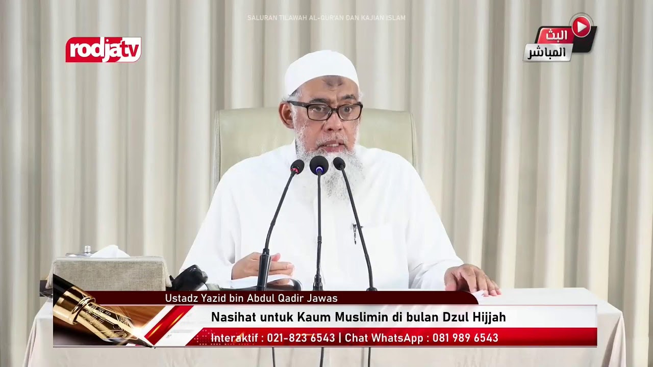 [LIVE] Ustadz Yazid bin Abdul Qodir Jawas - 