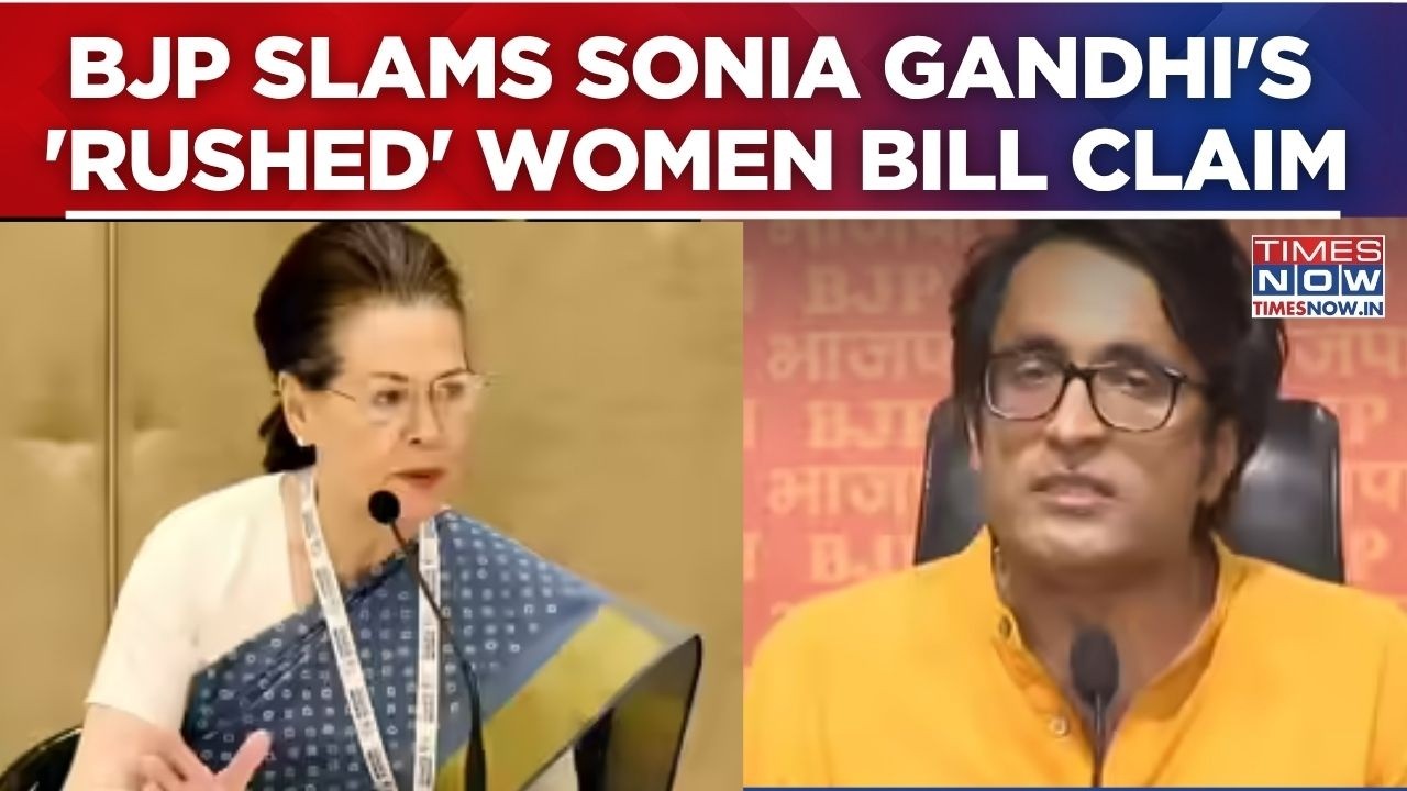 BJP Fires Back At Sonia Gandhi&rsquo;s &lsquo;Rushed&rsquo; Remark On Women&rsquo;s Reservation Bill | Budget Session