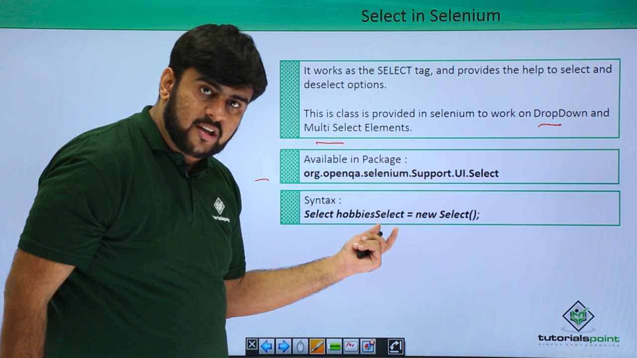 Selenium Select Class