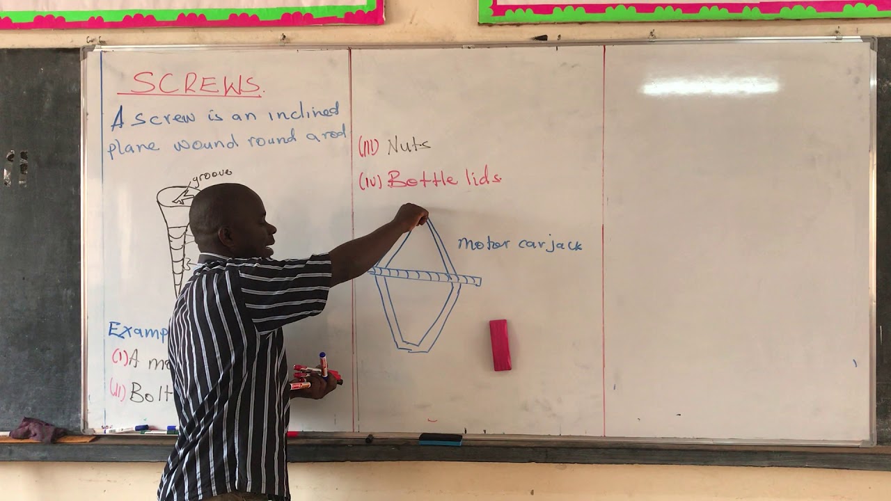 Primary Seven  Science - Simple Machines (screws)