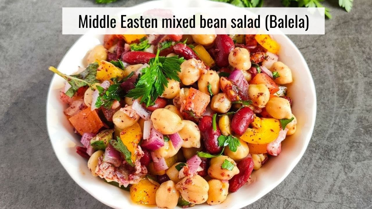 Middle Eastern Bean Salad Balela