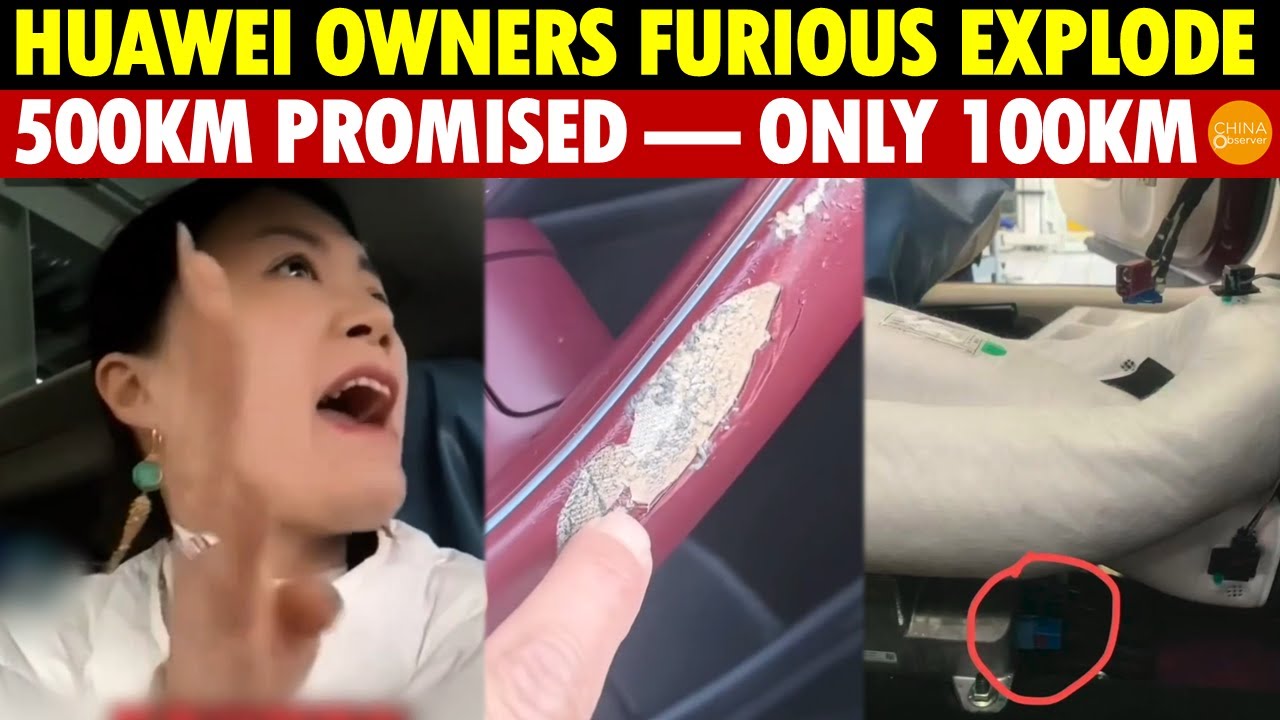 Huawei Car Owners Furious! New Car’s 500km Range Only Hits 100km on Full Charge