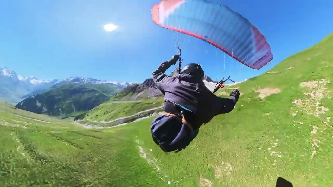 Val d'Isere L'Olympique Speedflying Run