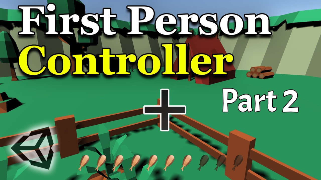 First-Person Controller for Unity Part 2 - FPS Move and Jump C# | Bolt(Visual Scripting) Parallel
