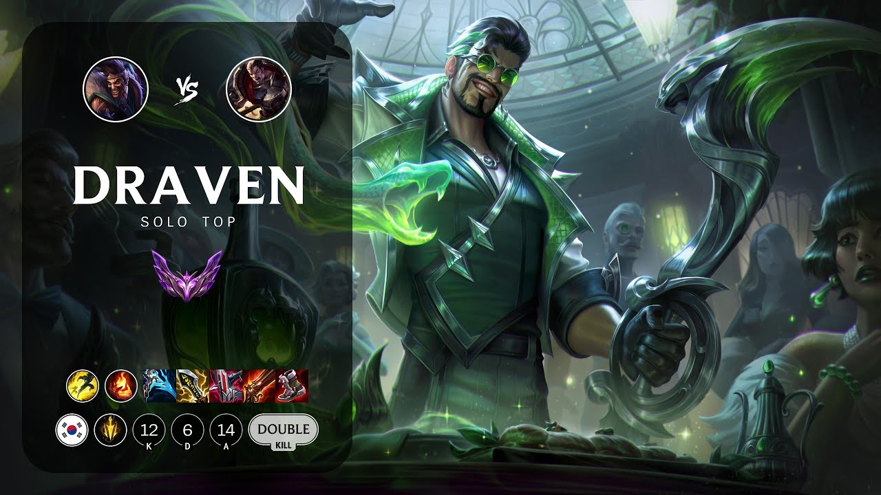 Draven Top vs Darius - KR Master Patch 13.7