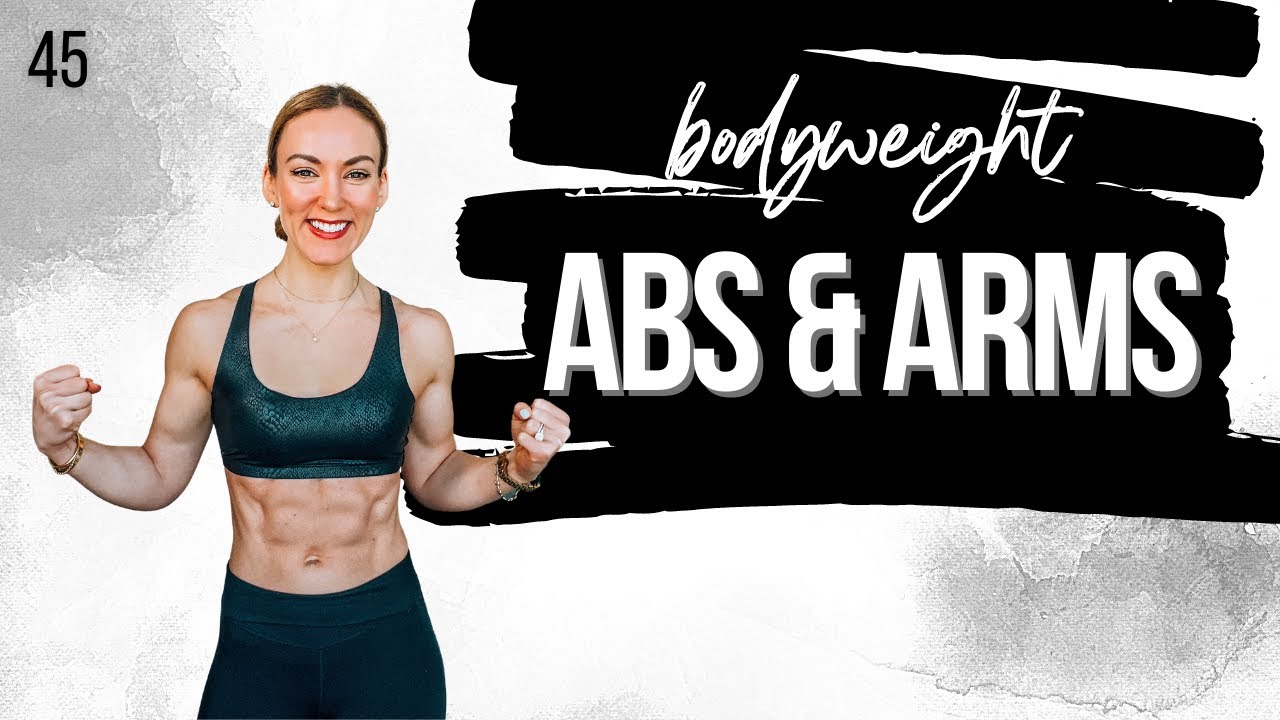 🔥 30 Min ABS & ARMS WORKOUT | No Equipment & No Jumping | STRONG SUMMER 45