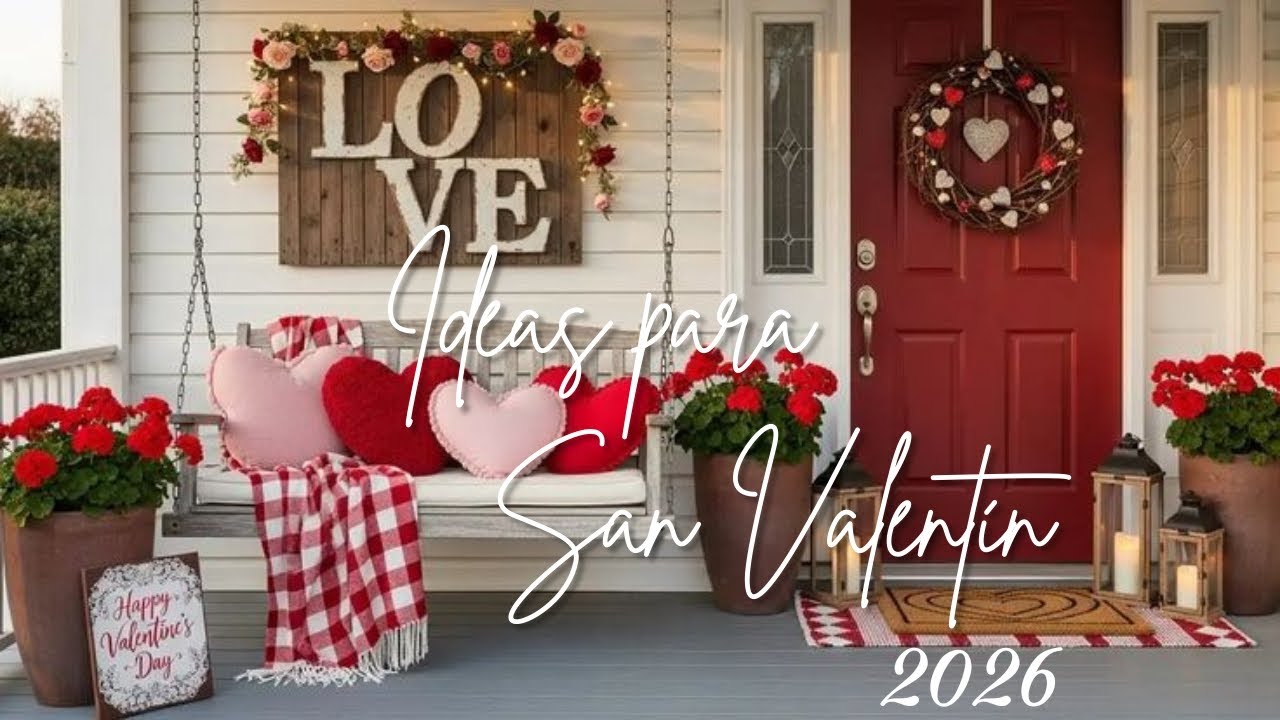 IDEAS para DECORAR TU HOGAR  este  San Valentín 2026 / Valentine's DIY