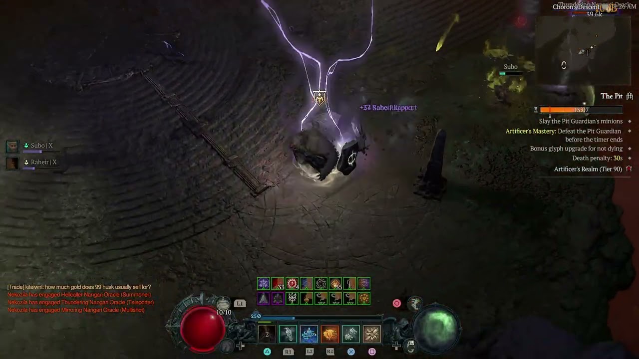 Diablo IV S8 || P90 vs Bearliza (Cataclysm wStoneburst by IboilerUp)