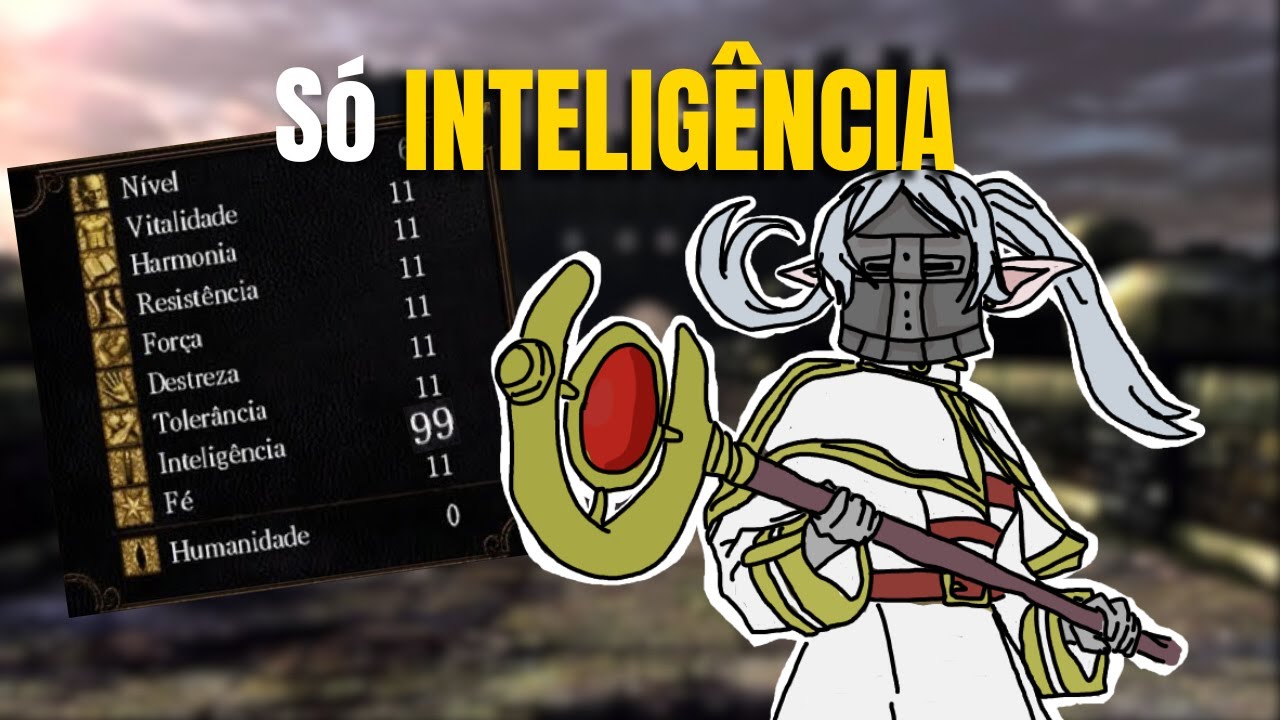 Tentei zerar DARK SOULS upando APENAS INTELIGÊNCIA, modo fácil?