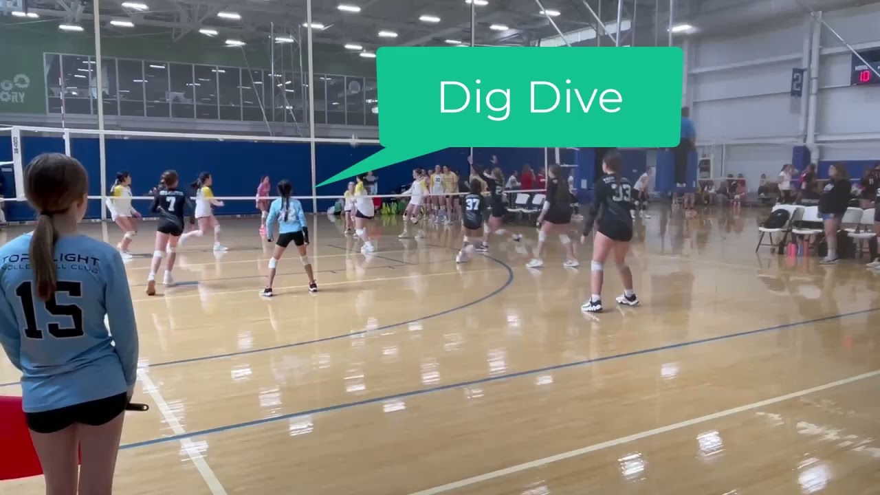 Amazing defensive volleyball performance by 10-year-old libero Crystal Jaramillo!