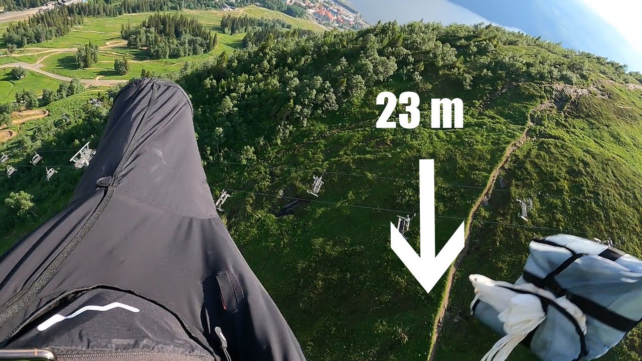 Paragliding accident - spin at a height of 55 meters above the ground
