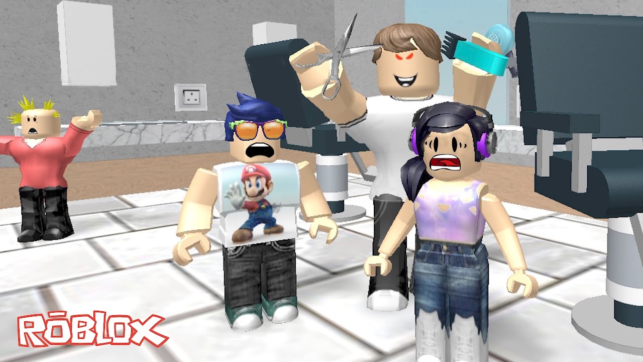 Roblox - FUGINDO DO CABELEIREIRO (Escape The Barber Shop) | Luluca Games