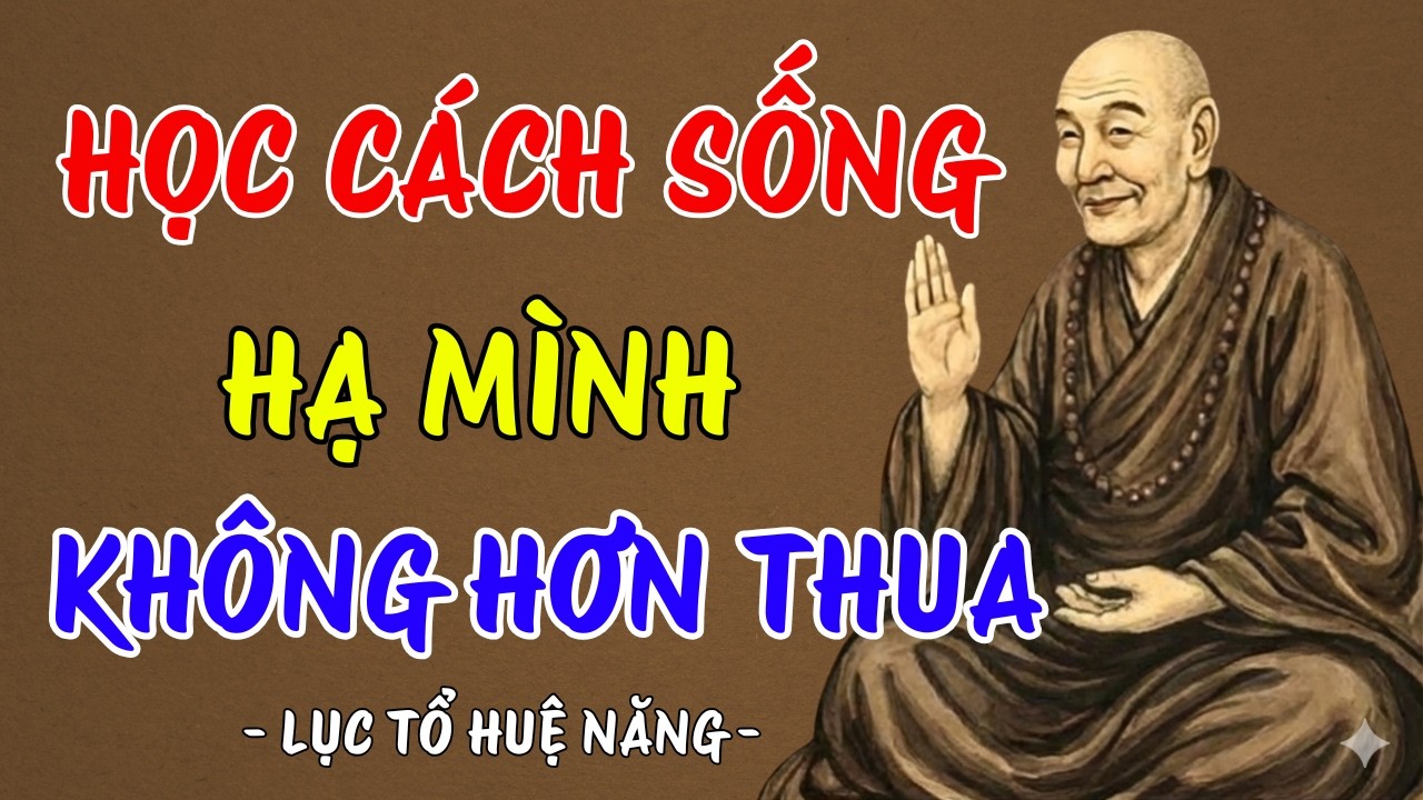 LỤC TỔ HUỆ NĂNG : Học cách sống hạ mình - không hơn thua, phúc đức tự nhiên đến, rất thấm thía