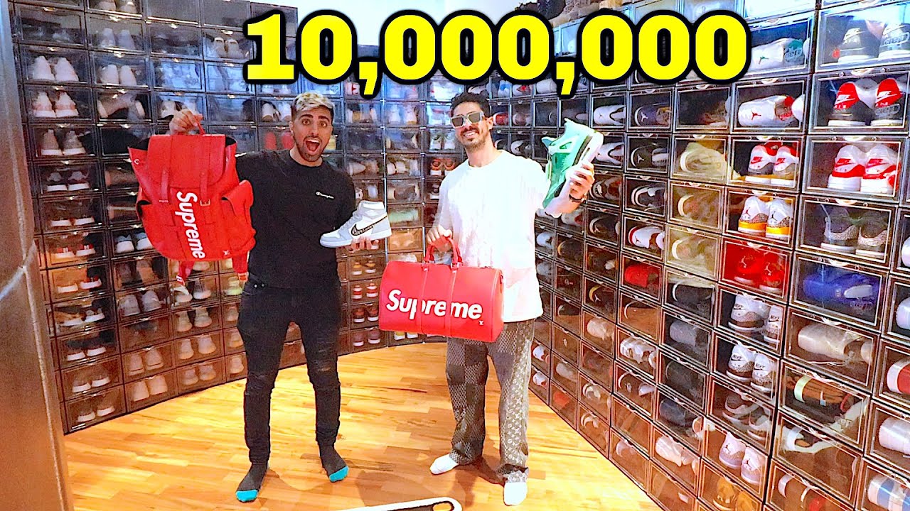 $10,000,000 Mansion WITH 500 SHOES !!!