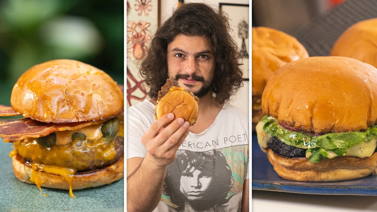 3 TIPOS DE HAMBÚRGUER DELIVERY | em São Paulo | Mohamad Hindi | #FiqueemCasa e experimente #Comigo