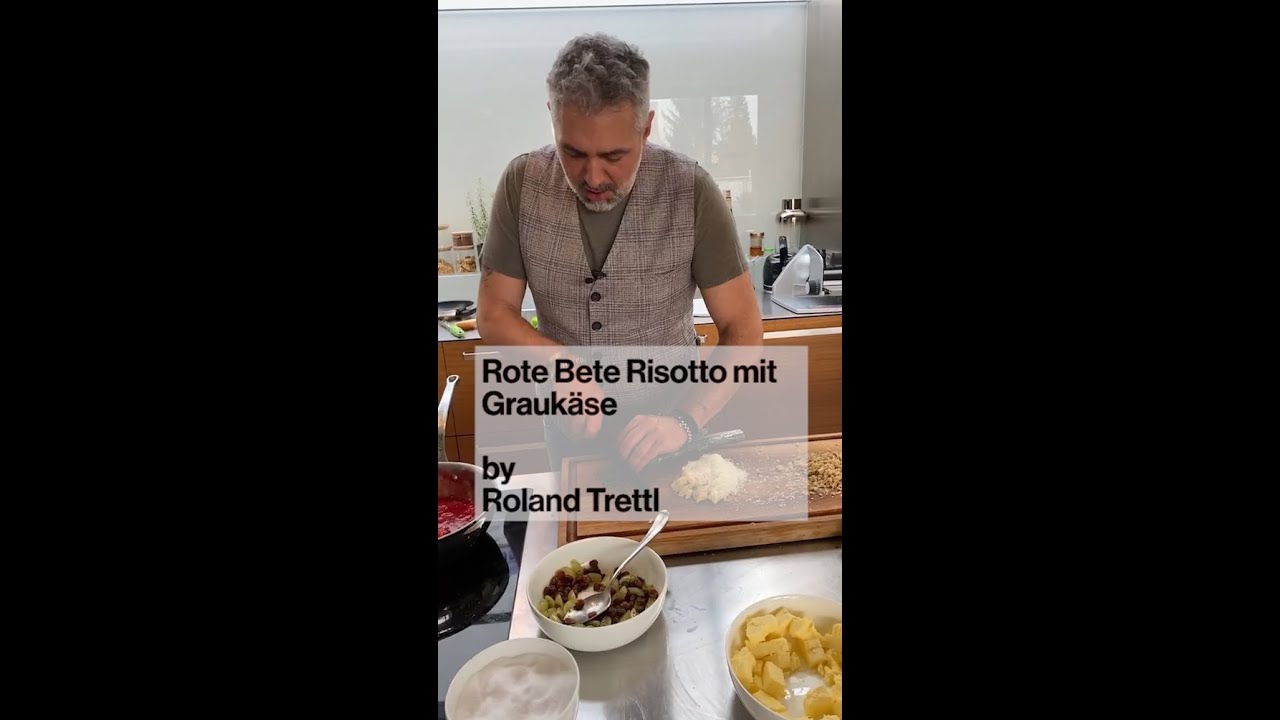 #teamtrettlkocht Rote Bete Risotto mit Graukäse und Schüttelbrot