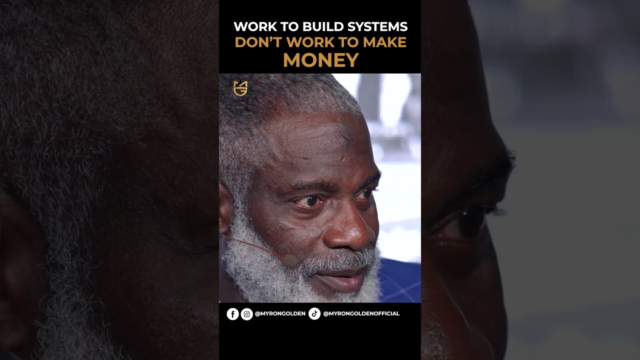 WORK TO BUILD SYSTEMS DON&rsquo;T WORK TO MAKE MONEY