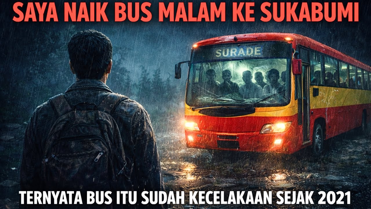 SAYA NAIK BUS MALAM KE SUKABUMI TERNYATA BUS ITU SUDAH KECELAKAAN SEJAK 2021 - CERITA HOROR MISTIS
