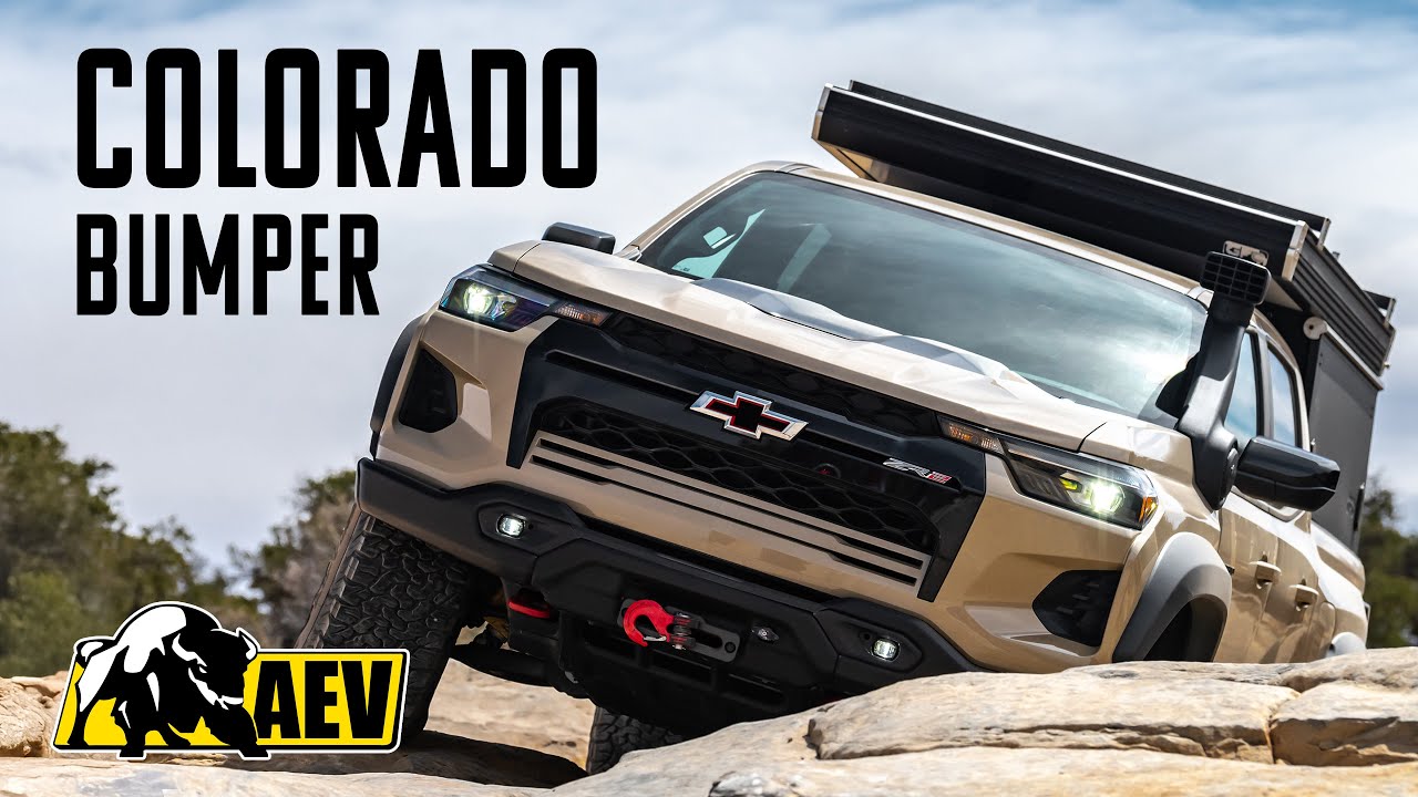 Chevy Colorado ZR2 Front Bumper:  TOUGH & WINCH-READY!