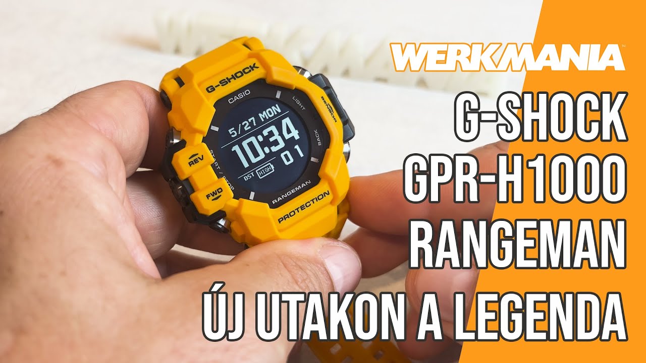 Casio G-Shock Rangeman GPR-H1000 (nagyon) részletes bemutató