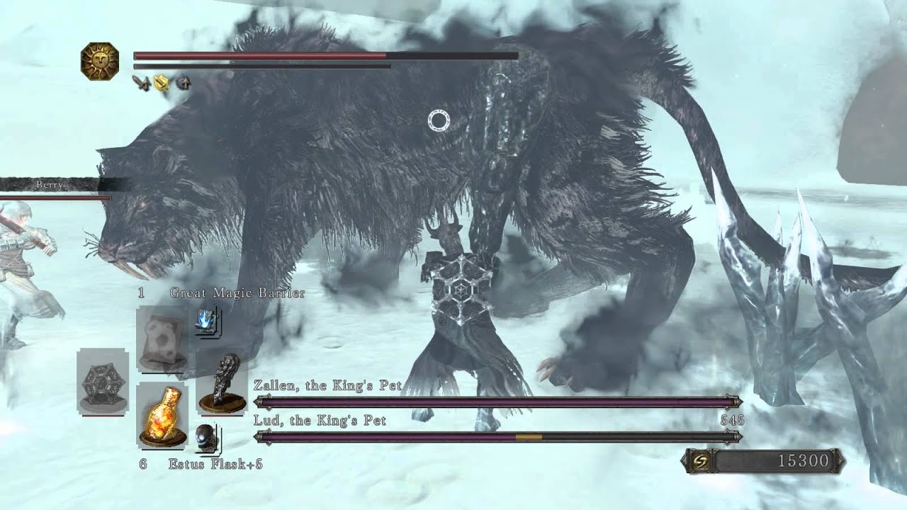 Dark Souls 2: Frigid Outskirt [path and boss battle]