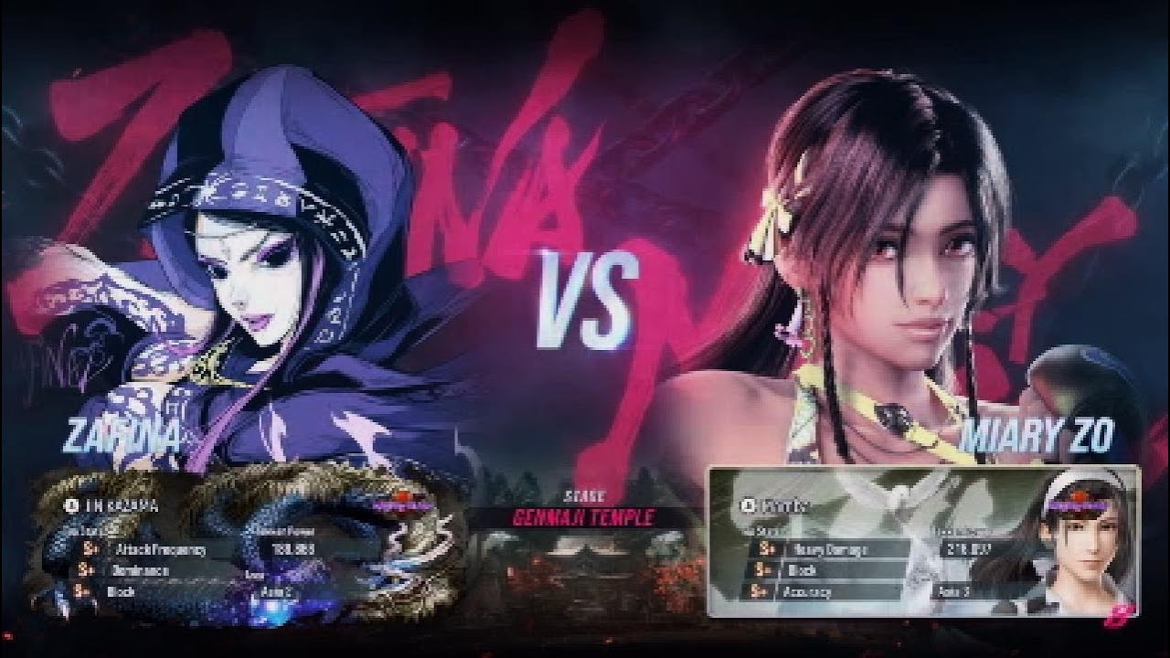 TEKKEN8 Ranked Matches ~ Mighty Ruler ~ Zafina (Jin) vs. Miary Zo part 2 4K!