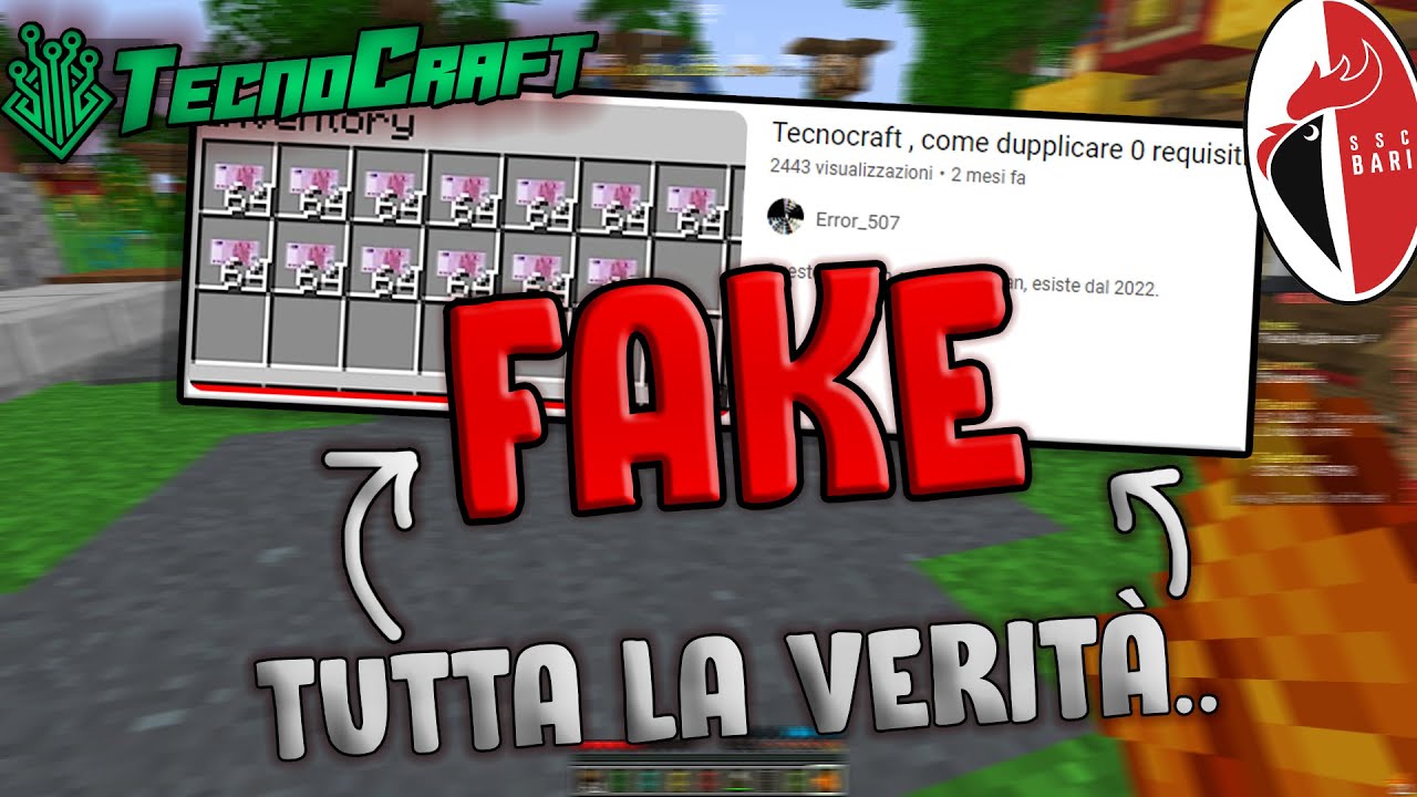 SMENTIAMO QUESTO VIDEO DI DUPLICAZIONE! | TecnoCraft