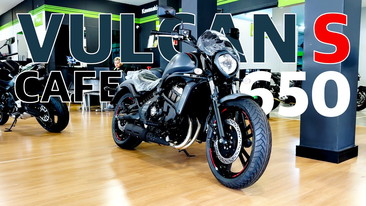 Nova KAWASAKI VULCAN S 650 CAFE 2025 em Detalhes e Preço na Concessionária!