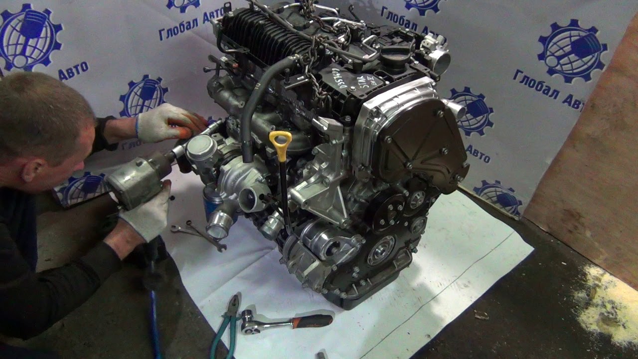 Разукомплектация нового двигателя D4CB Euro V
