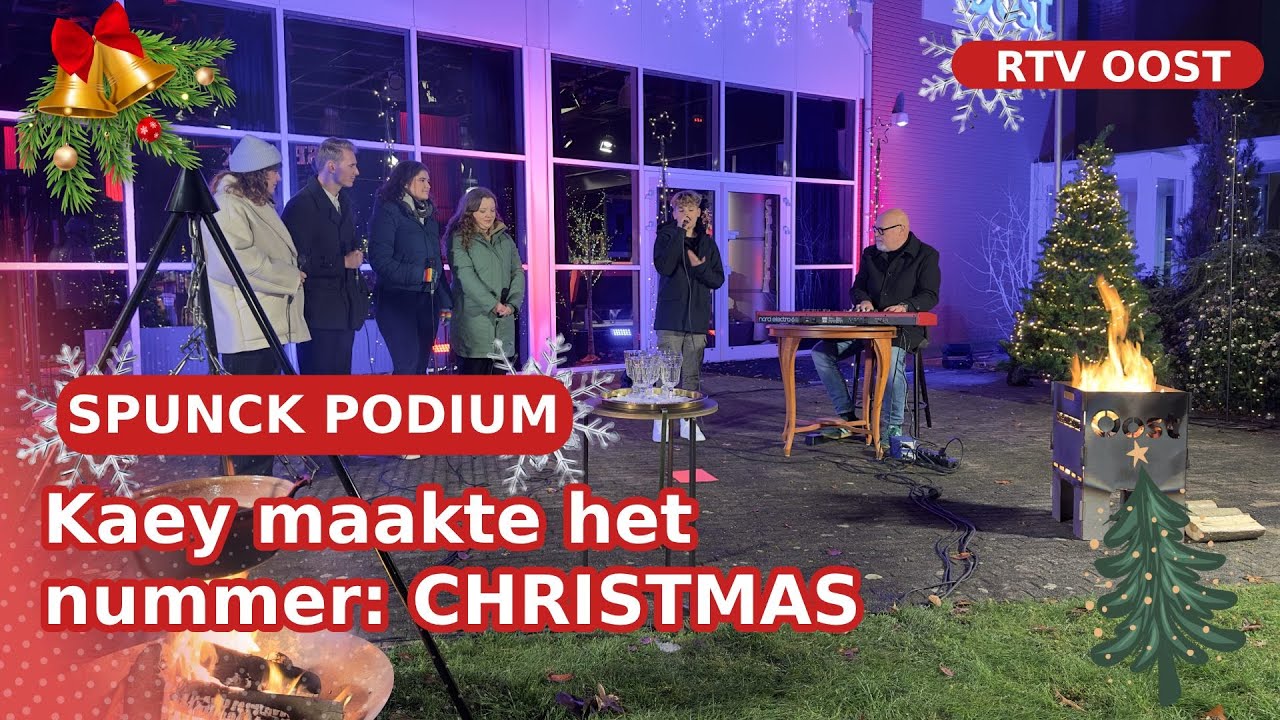 Kaey maakte samen met Martijn het nummer Christmas! | SPUNCK Podium