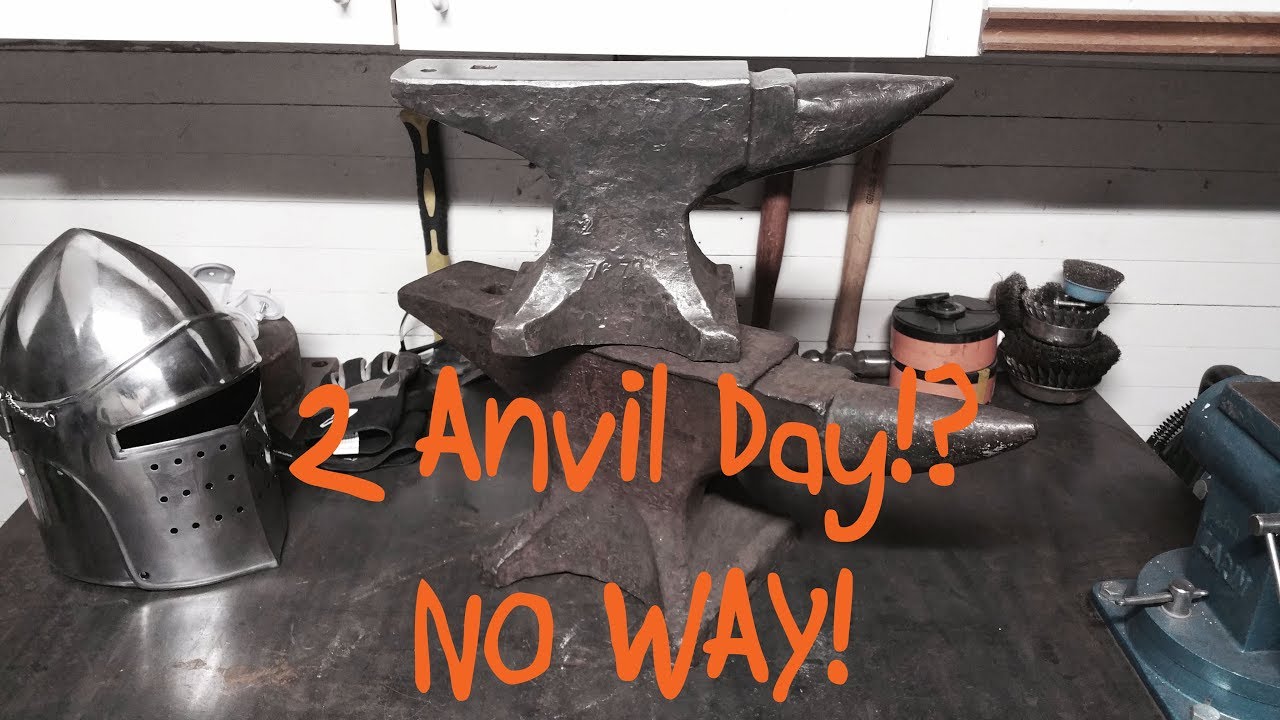 I found 2 Peter Wright Blacksmith Anvils in a day! DUDE!!!