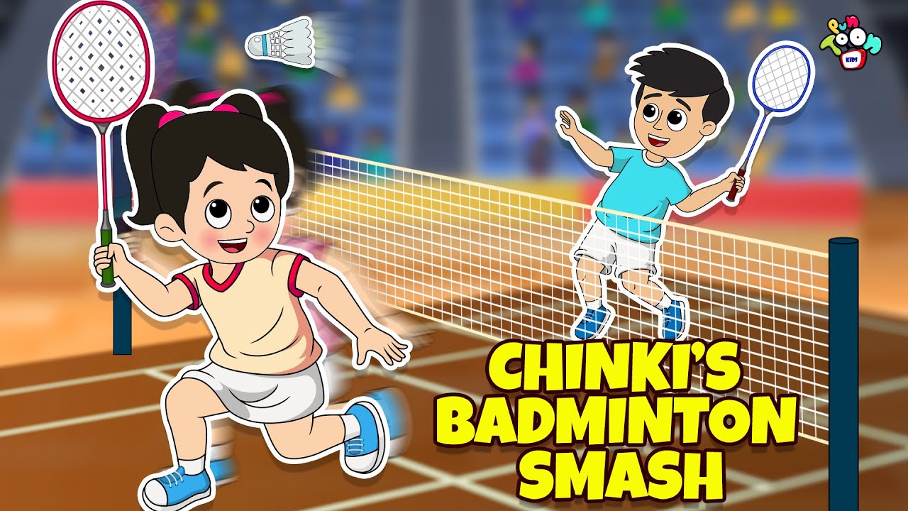 Chinki’s Badminton Smash | Animated Stories | English Cartoon | Moral Stories | PunToon Kids |Sports