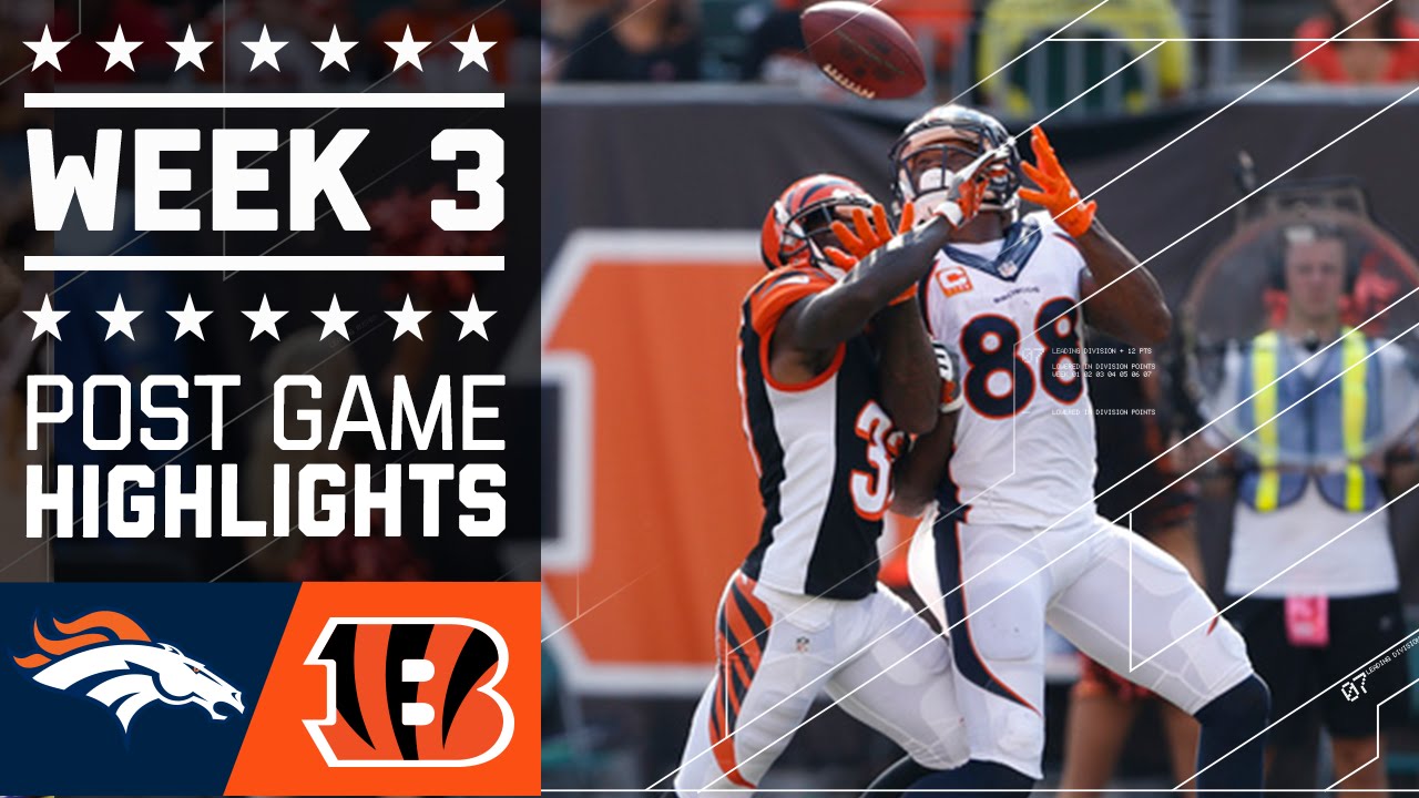 Broncos vs. Bengals | NFL Week 3 Game Highlights