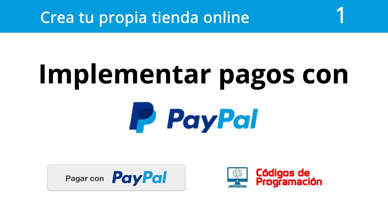 1. Tienda online - Implementar pagos con Paypal
