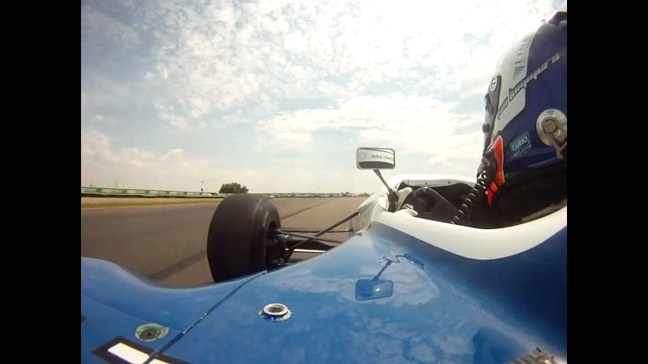JAN LAMMERS BREAKS LAP RECORD IN EX SCHUMACHER BENETTON AT ZWARTKOPS RACEWAY -- ONBOARD